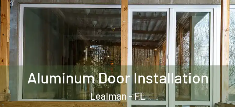  Aluminum Door Installation Lealman - FL