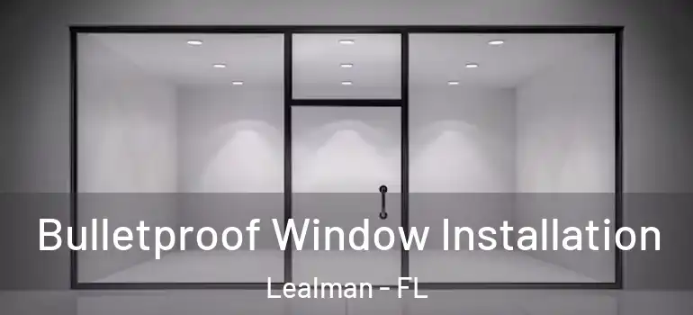  Bulletproof Window Installation Lealman - FL