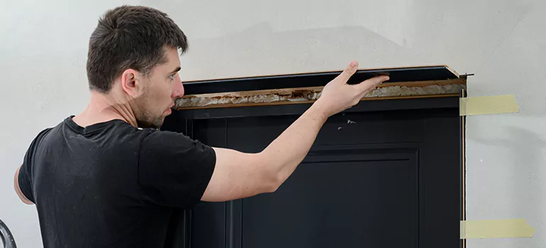 Wood Door Hole Repair in Lealman, FL