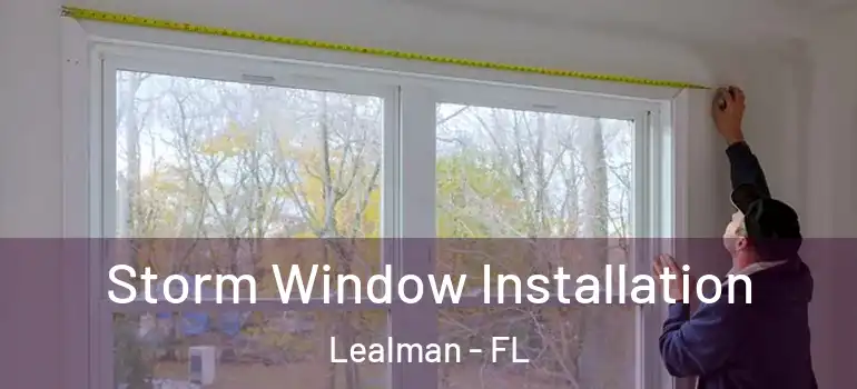  Storm Window Installation Lealman - FL